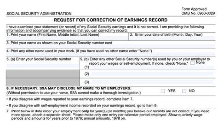 How do I correct my date of birth on Social Security records?