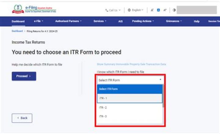 How do I declare property purchases in ITR?