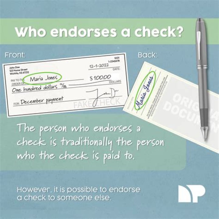 How do I deposit an endorsed check?