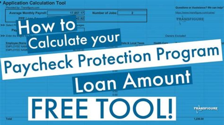 How do I determine PPP loan amount?