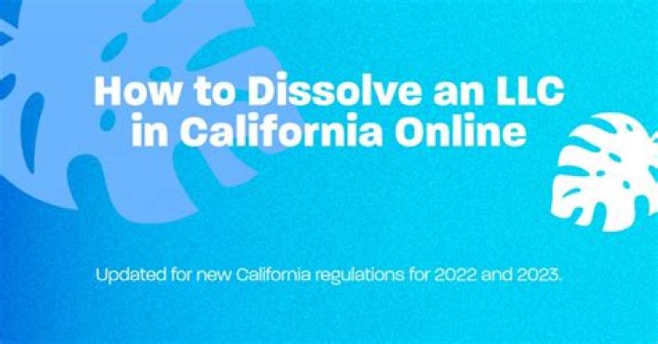 How do I dissolve an LLP in California?