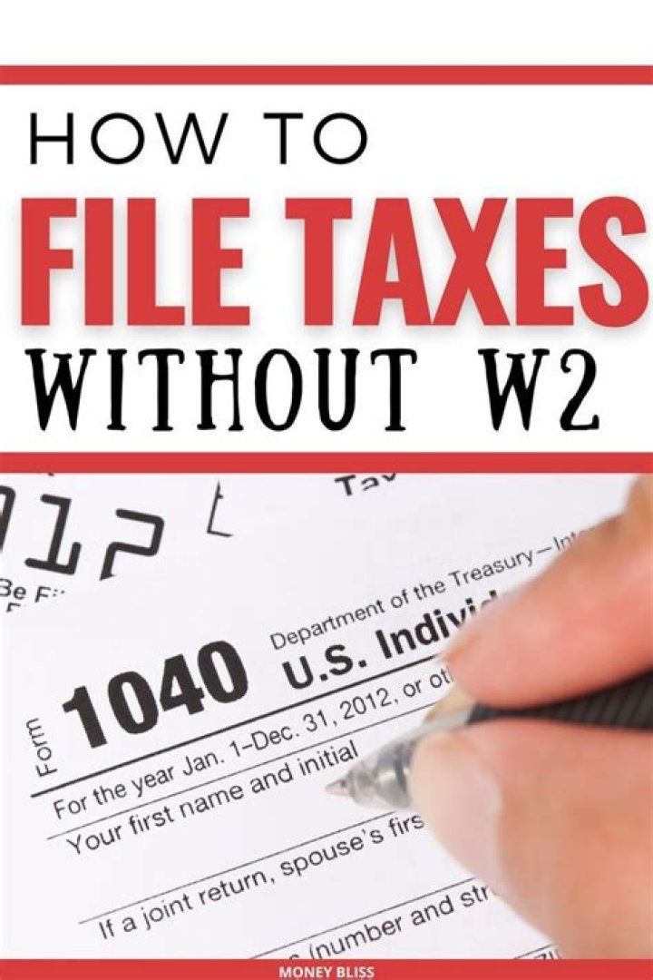 How do I file back taxes without w2 or 1099?