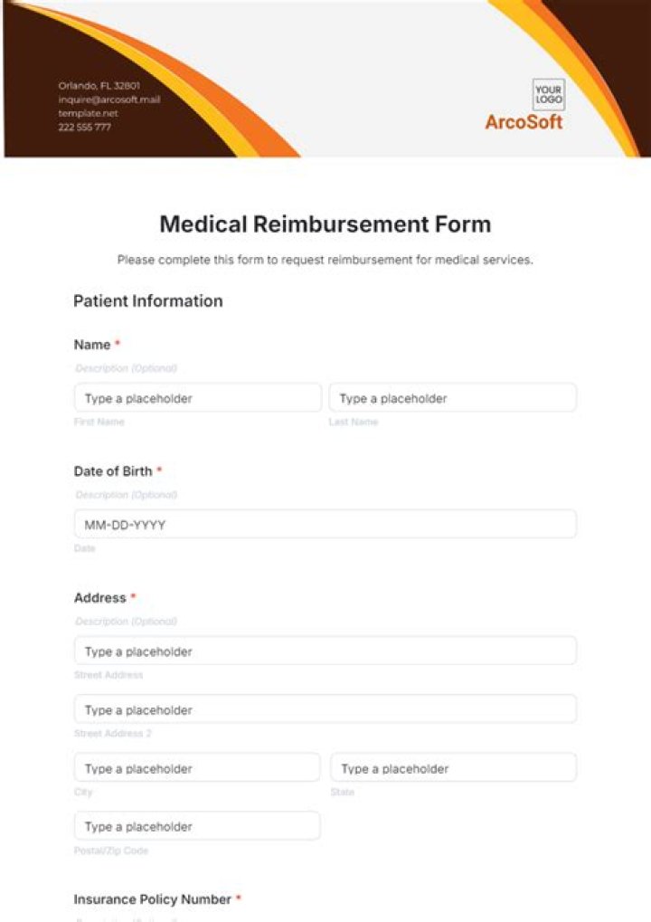 How do I fill out a medical reimbursement form?