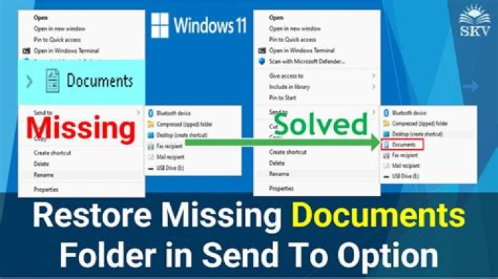 How do I find lost documents on my computer?