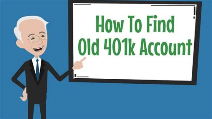 How do I find my 401k from an old job?