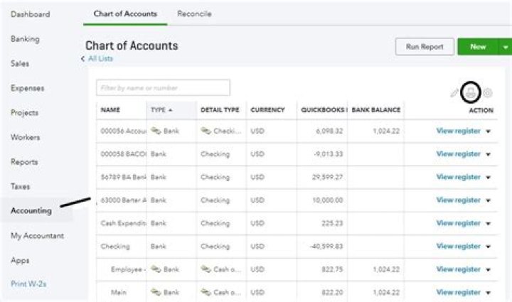 How do I find my account number in QuickBooks desktop 2019?