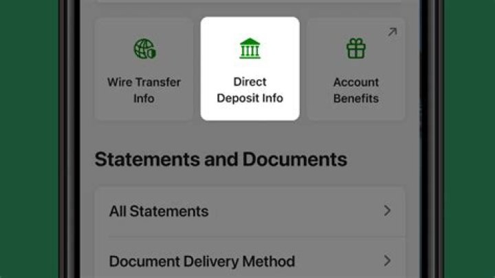 How do I find my direct deposit information?