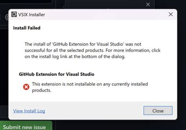 How do I fix this extension is not listed?
