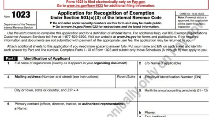 How do I get a copy of my Form 1023?