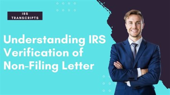 How do I get a verification of non-filing of the IRS?