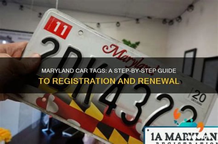 How do I get tags for my trailer in Maryland?