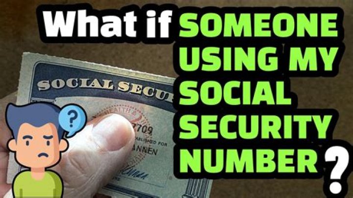 How do I investigate someone using my Social Security number?