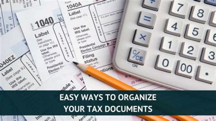 How do I organize old tax documents?