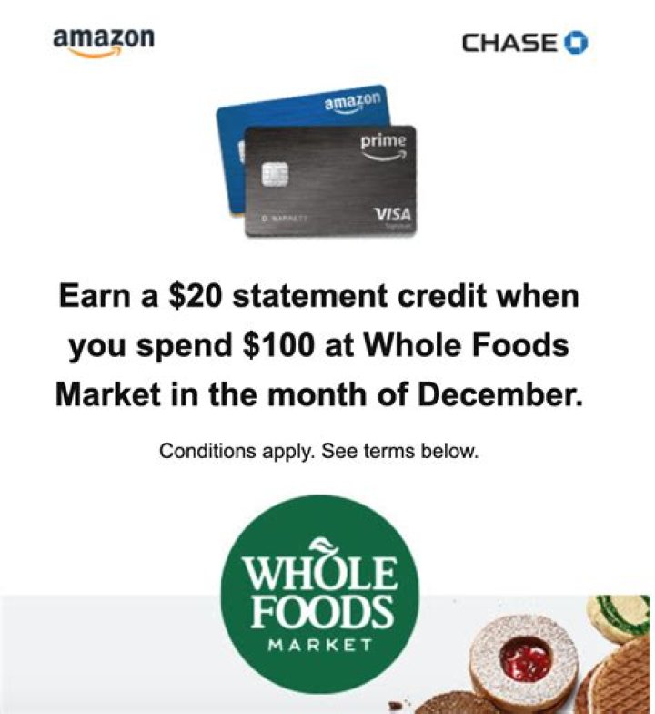 How do I pay with Amazon card at Whole Foods?