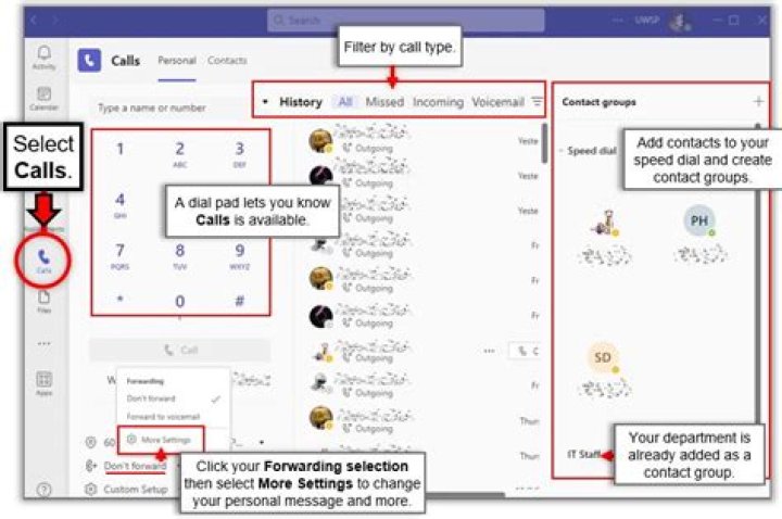 How do I receive calls on Portal?