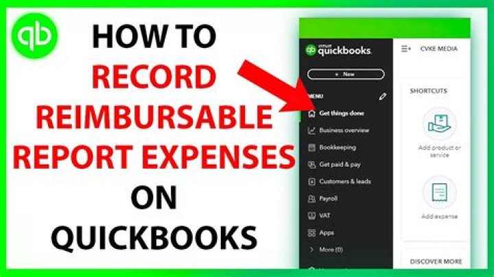 How do I record employee reimbursement in QuickBooks?