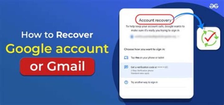 How do I recover my email account?