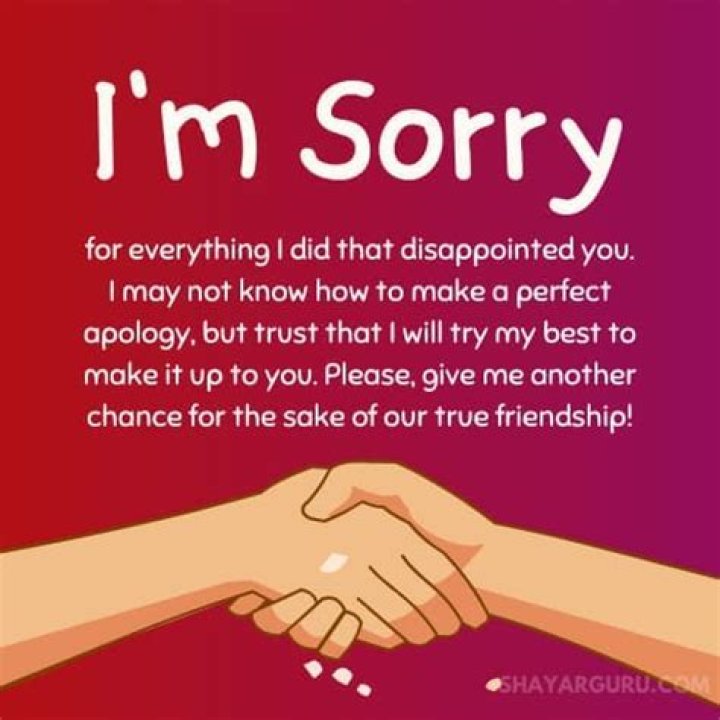 How do I say sorry for so long?