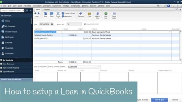 How do I search for a loan in QuickBooks?