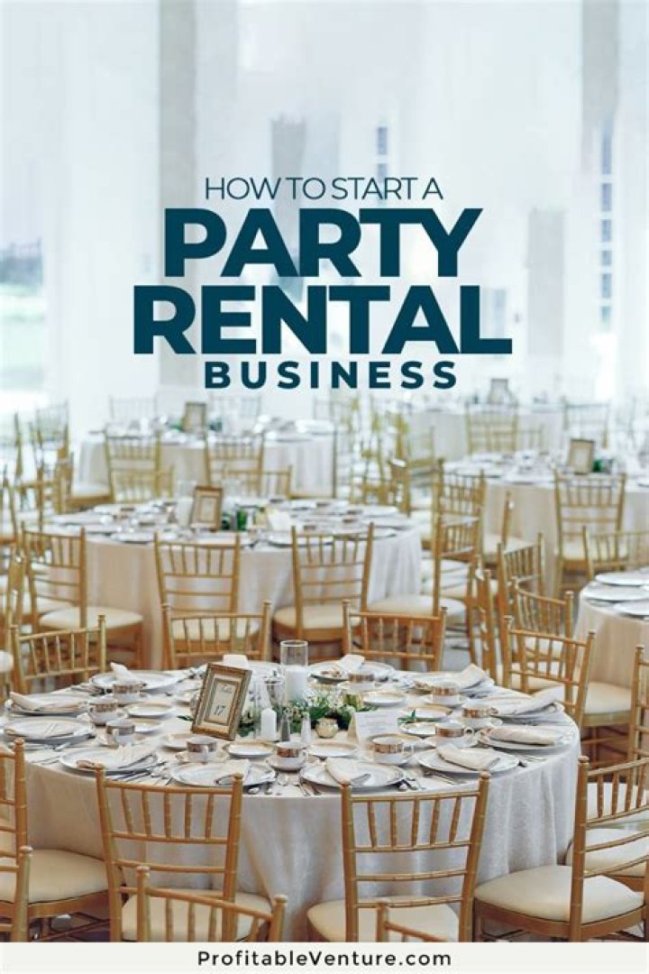 How do I start a party rental business?