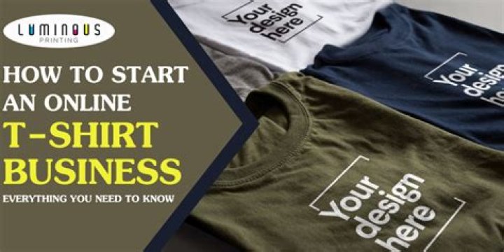How do I start an online t-shirt business?