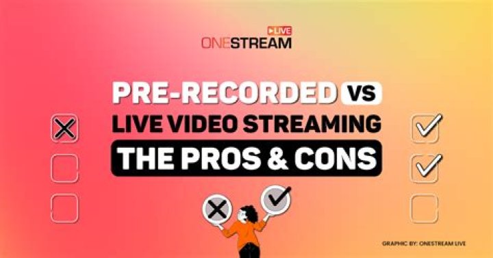 How do I stream pre-recorded videos?