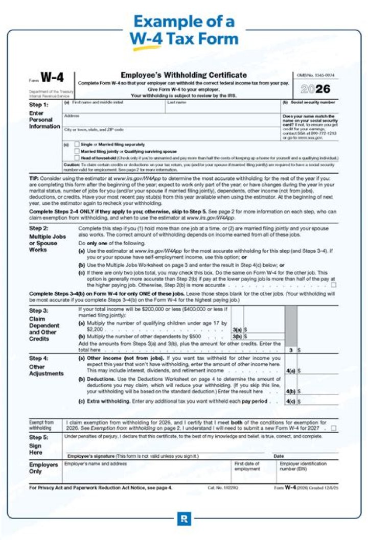 How do I submit a W-4 form?