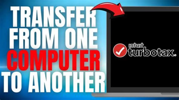 How do I transfer TurboTax from old computer to new computer?