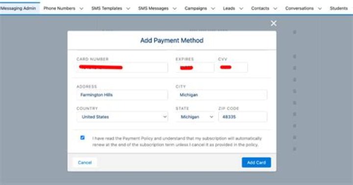 How do I update my payment method?