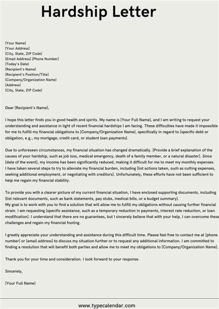 How do I write a hardship letter for my 401k?