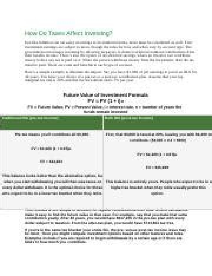 How do taxes affect investing?