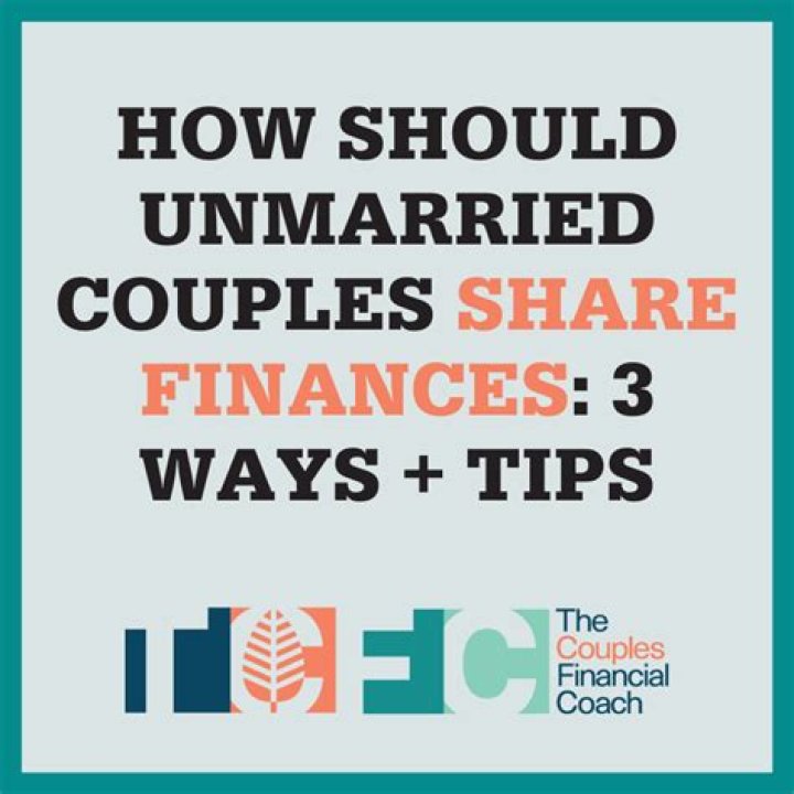 How do unmarried couples share expenses?