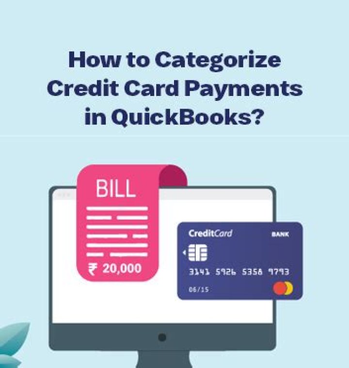 How do you account for credit card payments in QuickBooks?