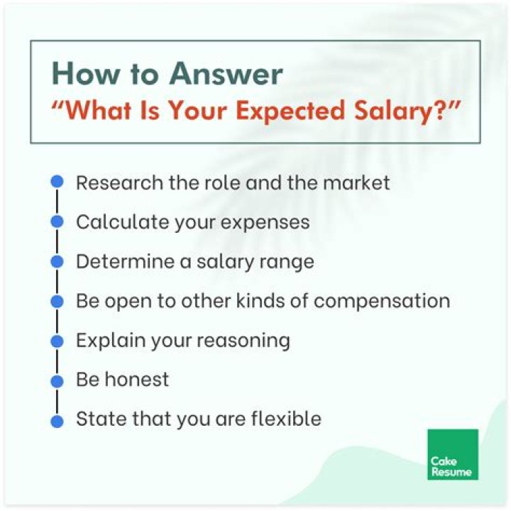 How do you ask about salary professionally?