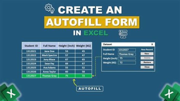 How do you autofill a form?