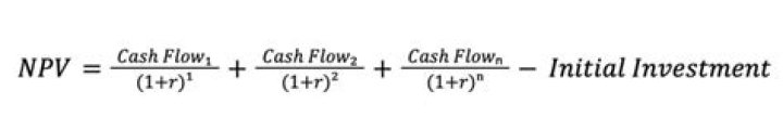 How do you calculate cash flow from NPV?