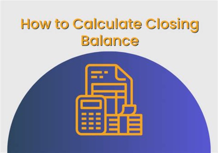 How do you calculate closing balance?