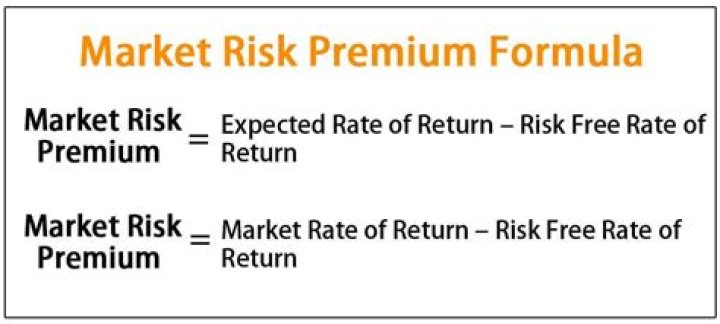 How do you calculate market risk premium?