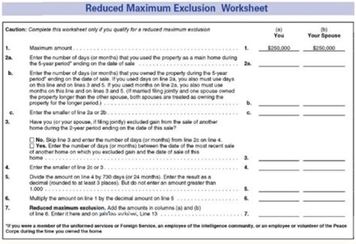How do you calculate reduced maximum exclusion?