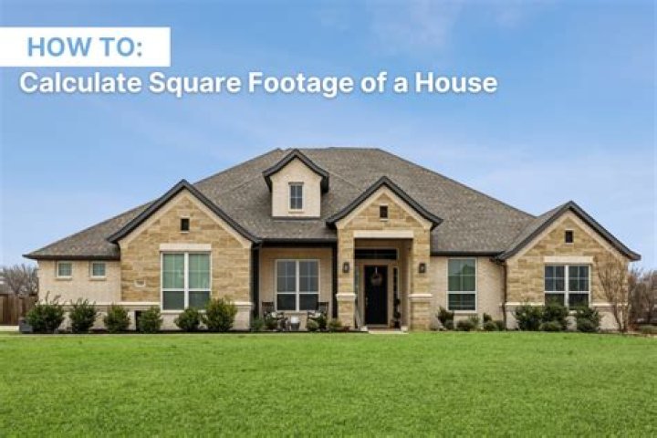 How do you calculate the square footage of a house for sale?
