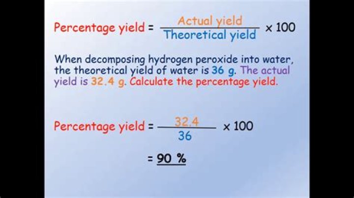 How do you calculate yield?