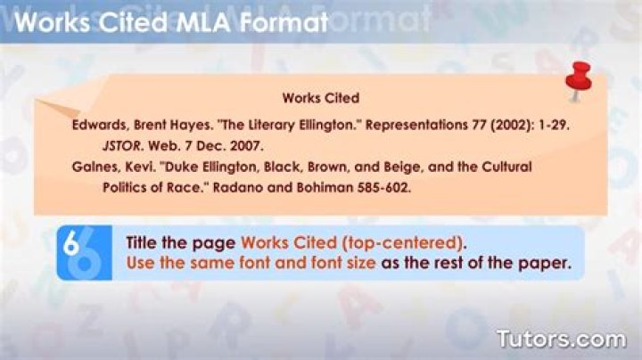 How do you cite a picture in a works cited page?