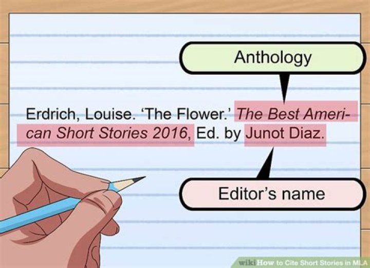 How do you cite a short story in an essay?