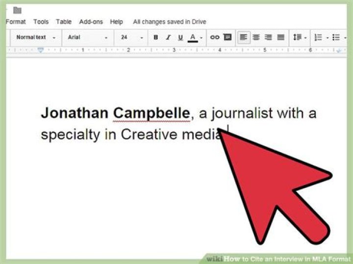 How do you cite an interview in MLA in 7?