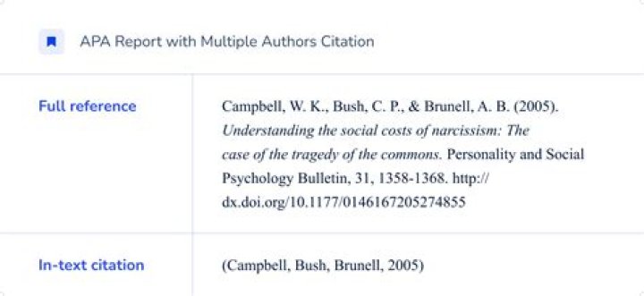 How do you cite assessment tools in APA?