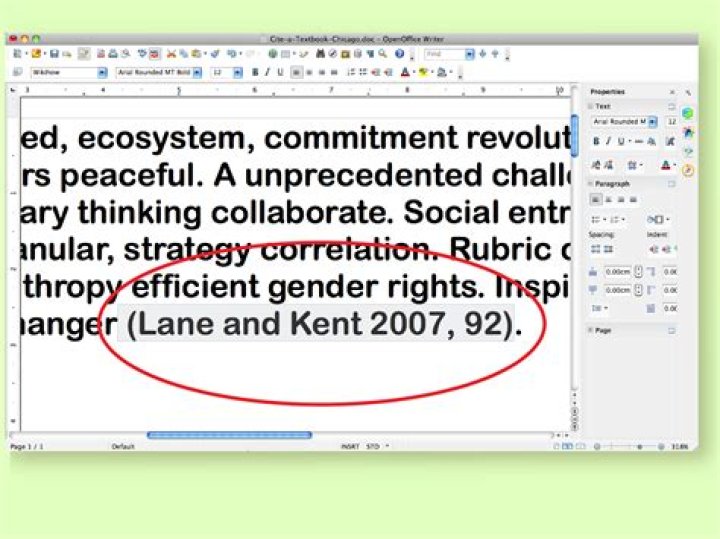 How do you cite directly in a paper?