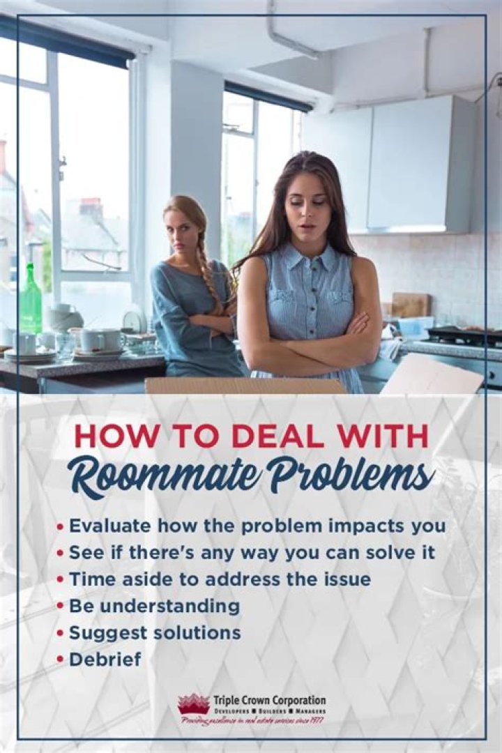 How do you deal with roommate problems?