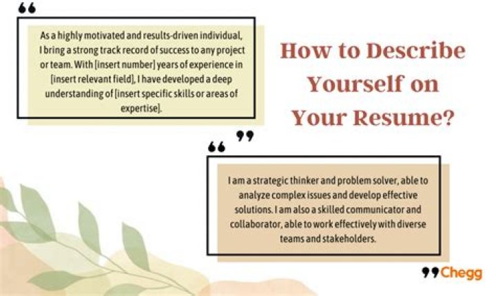 How do you describe your motivational skills?