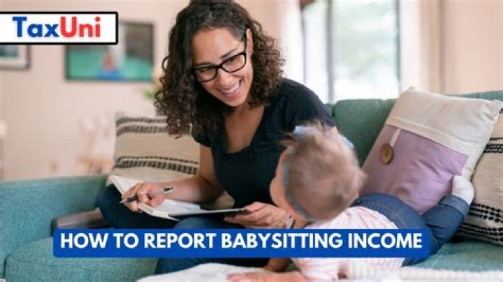 How do you document babysitting income?