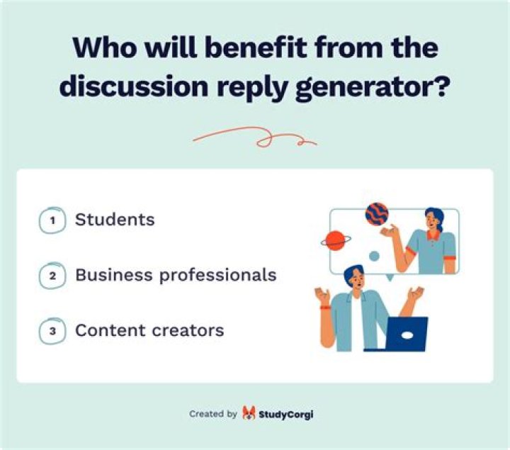 How do you end a discussion board reply?